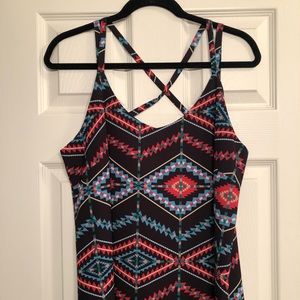 NWT JOY JOY Tribal Print Dress